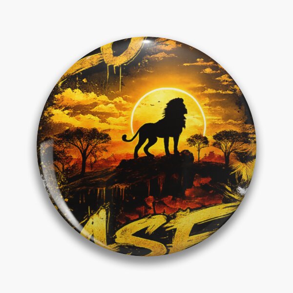 Item preview, Leo ASF – Golden Crown Lion Zodiac Sunset Art designed and sold by Pixele.
