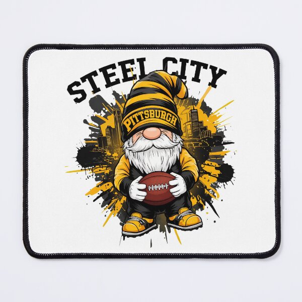 Item preview, Pittsburgh Football Gnome Black and Gold Fan Graphic designed and sold by AnthonyCo48862.