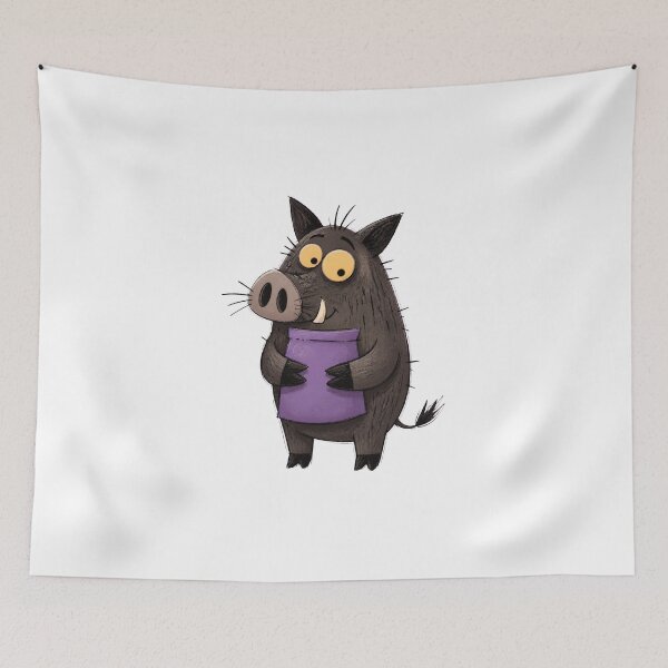 Item preview, Wild Boar with Treat Pouch designed and sold by The-Art-of-D.