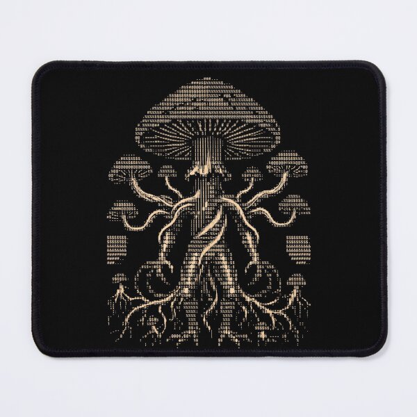 Item preview, Abstract Ascii Art Mushroom Fungi Roots designed and sold by d247.