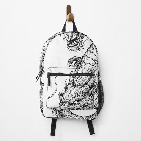 Item preview, Japanese Dragon Oni | Traditional Asian Dragon Ink Illustration designed and sold by DragonSerpent Ink.