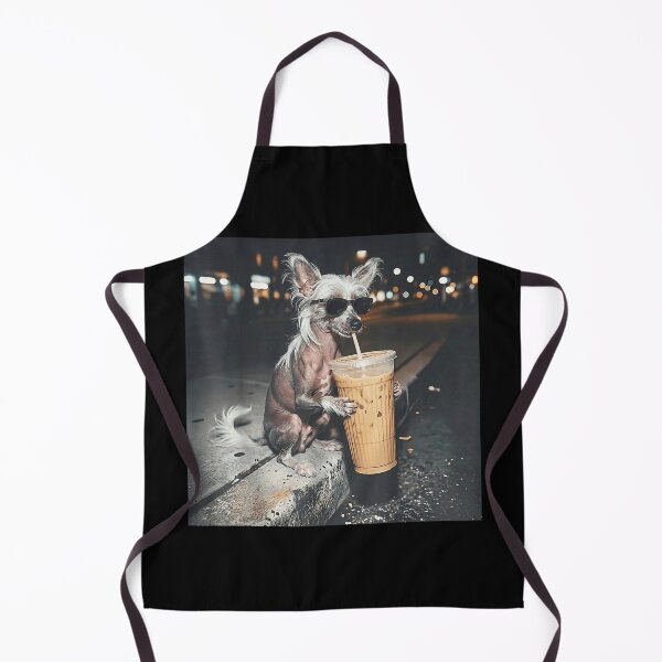 Item preview, Chinese Crested Dog Iced Coffee Funny designed and sold by goombi-creative.