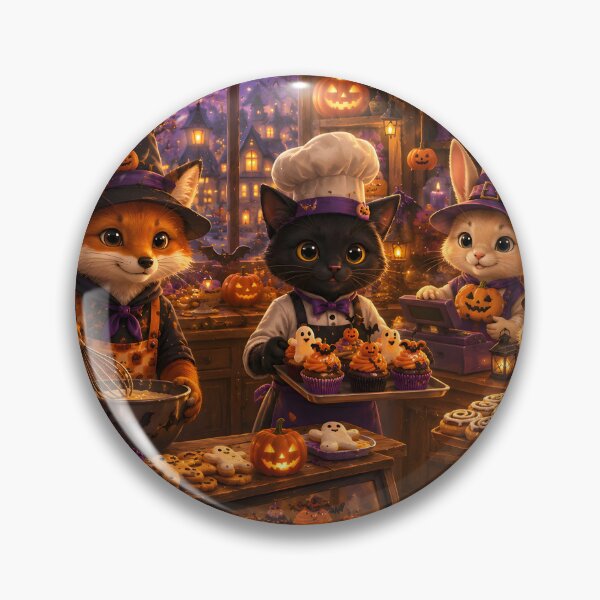 Item preview, Spooky Cozy Halloween Animal Bakery Kitchen designed and sold by Herodestroyer.