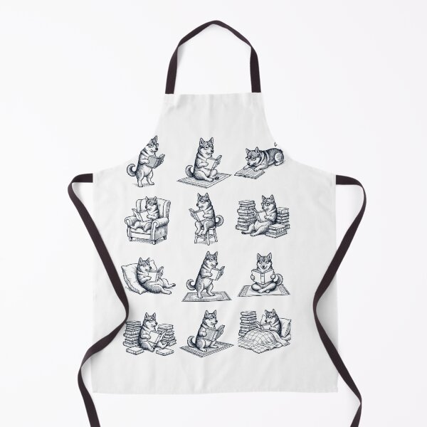 Item preview, Vintage Swedish Vallhund Book Reader Reading Dog Lover designed and sold by dian-rody-crest.