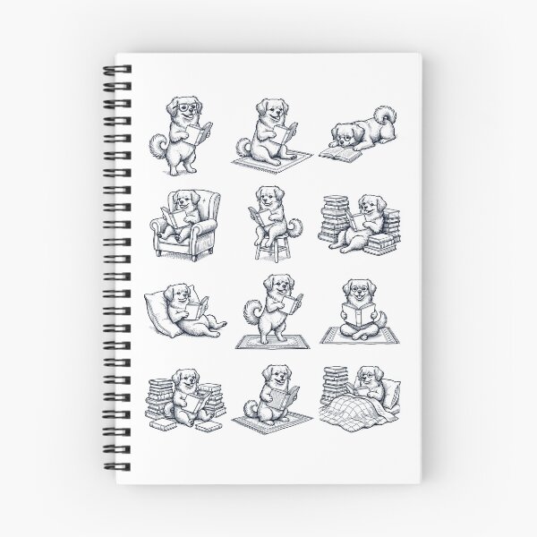 Item preview, Vintage Tibetan Spaniel Book Reader Reading Dog Lover designed and sold by dian-rody-crest.