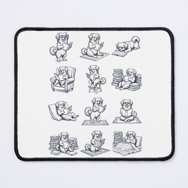 Item preview, Vintage Tibetan Spaniel Book Reader Reading Dog Lover designed and sold by dian-rody-crest.