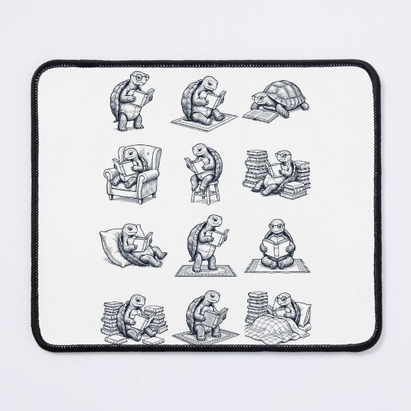 Item preview, Vintage Tortoise Book Reader Reading Animal Lover designed and sold by dian-rody-crest.