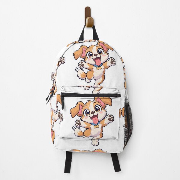 Item preview, Overly Excited Dog – Happy Kawaii Dog Character Sticker designed and sold by Digitalcpy.