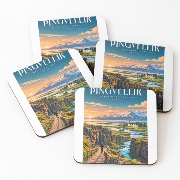 Item preview, Pingvellir National Park Iceland Rift Valley and Thingvellir Landscape designed and sold by Aryabek.