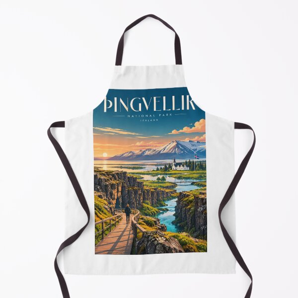 Item preview, Pingvellir National Park Iceland Rift Valley and Thingvellir Landscape designed and sold by Aryabek.