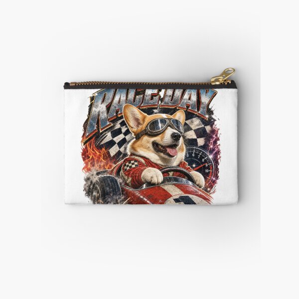 Item preview, Race Day – Corgi Race Car Driver designed and sold by Automotive Art by Greg.