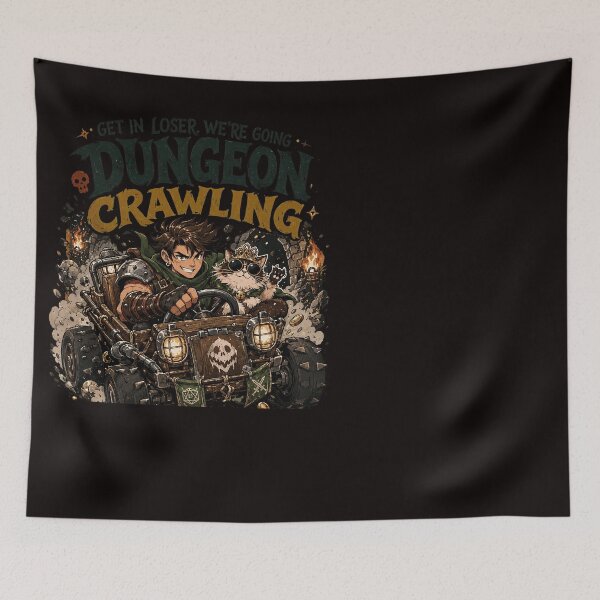 Item preview, Dungeon Crawler Carl Tshirts Get In Loser We're Going Dungeon Crawling Princess Donut Litrpg Fan Gift designed and sold by Hydlaaksmndriss.
