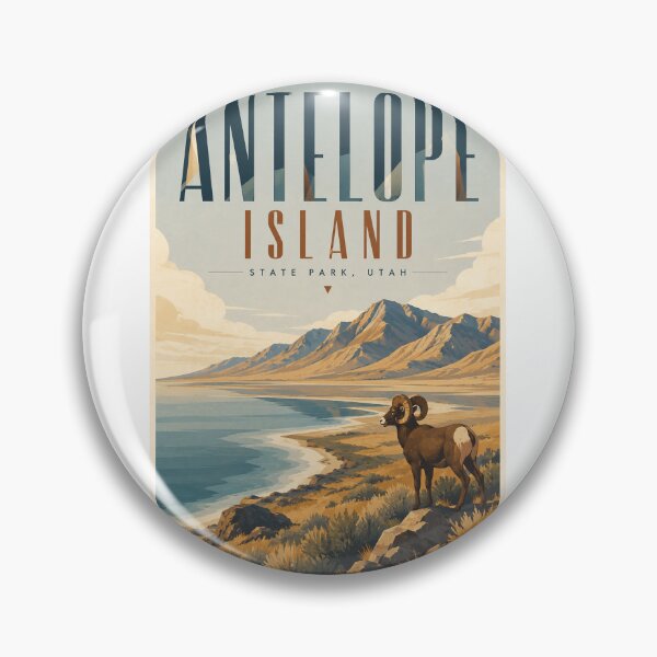 Item preview, Antelope Island State Park Utah Great Salt Lake and Wasatch Mountains designed and sold by Aryabek.
