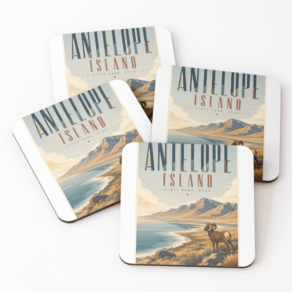 Item preview, Antelope Island State Park Utah Great Salt Lake and Wasatch Mountains designed and sold by Aryabek.