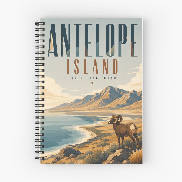 Item preview, Antelope Island State Park Utah Great Salt Lake and Wasatch Mountains designed and sold by Aryabek.