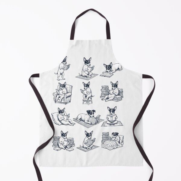 Item preview, Vintage Toy Fox Terrier Book Reader Reading Dog Lover designed and sold by dian-rody-crest.