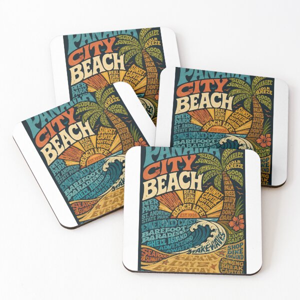 Item preview, Panama City Beach Florida Emerald Coast and Gulf of Mexico Landmarks designed and sold by Aryabek.