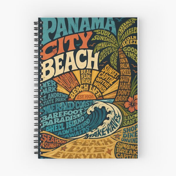 Item preview, Panama City Beach Florida Emerald Coast and Gulf of Mexico Landmarks designed and sold by Aryabek.