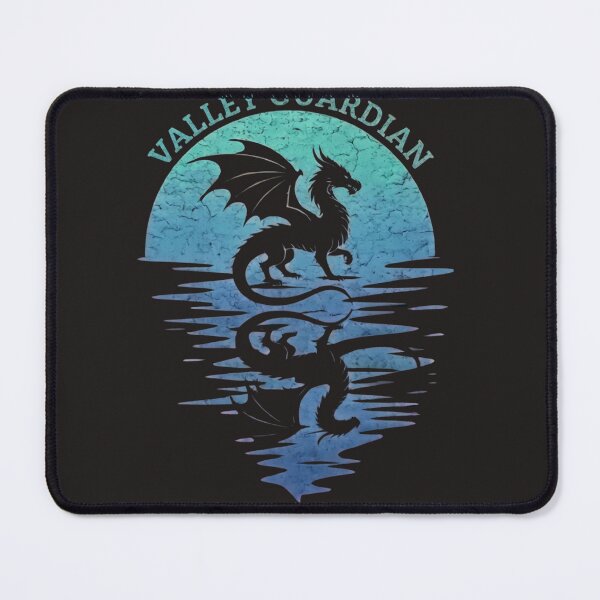 Item preview, Valley Guardian Retro Dragon Sunset Art designed and sold by ArtivoNest.