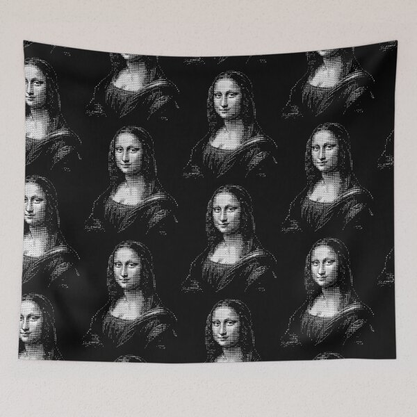 Item preview, Mona Lisa Ascii Art Classic Portrait designed and sold by d247.