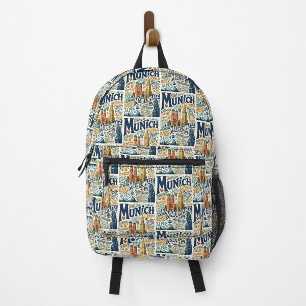 Item preview, Munich Germany Marienplatz Frauenkirche and Bavarian Landmarks designed and sold by Aryabek.