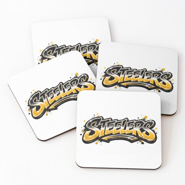 Item preview, Glossy Black and Gold Steelers Script Wordmark Graphic designed and sold by BrandonSa10030.