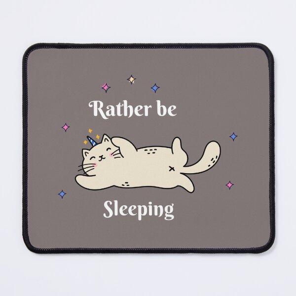 Item preview, Rather be Sleeping, cat T-Shirt designed and sold by QuirkETee.