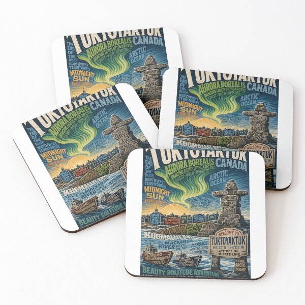 Item preview, Tuktoyaktuk Canada Arctic Ocean Aurora and Northwest Territories designed and sold by Aryabek.