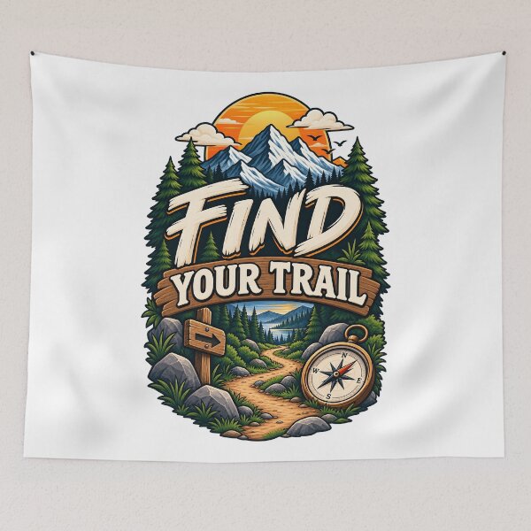 Item preview, Find Your Trail designed and sold by Ahsacom.
