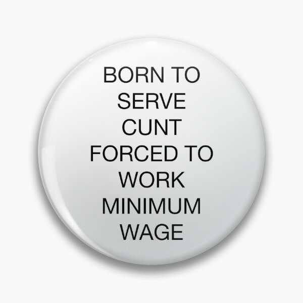 Item preview, Born to Serve Forced to Work designed and sold by julesjukes.