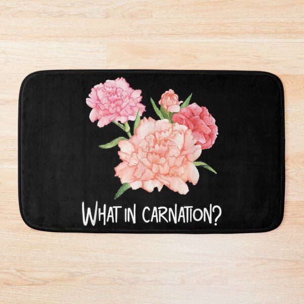 Item preview, Carnations What in Carnation designed and sold by goombi-creative.