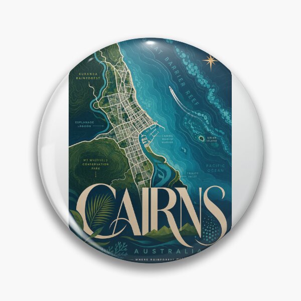 Item preview, Cairns Australia Great Barrier Reef and Tropical North Queensland Coast designed and sold by Aryabek.