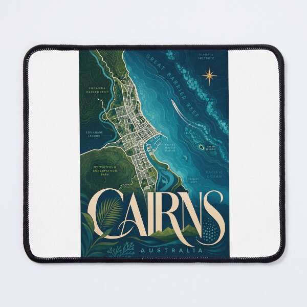 Item preview, Cairns Australia Great Barrier Reef and Tropical North Queensland Coast designed and sold by Aryabek.