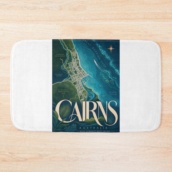 Item preview, Cairns Australia Great Barrier Reef and Tropical North Queensland Coast designed and sold by Aryabek.