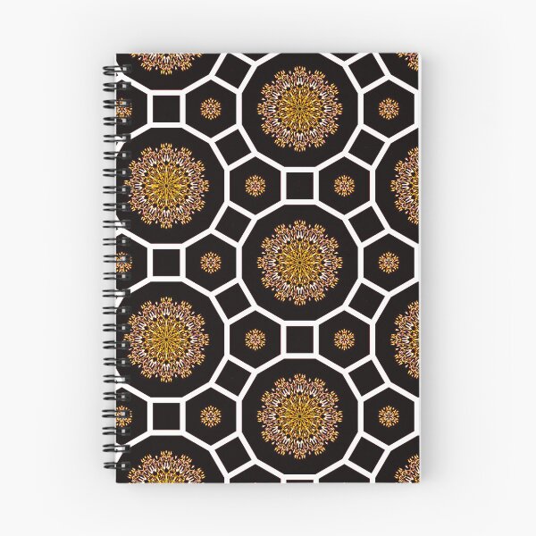 Item preview, Festive Vibes Golden Geometric Pattern designed and sold by HappyHavenStu.