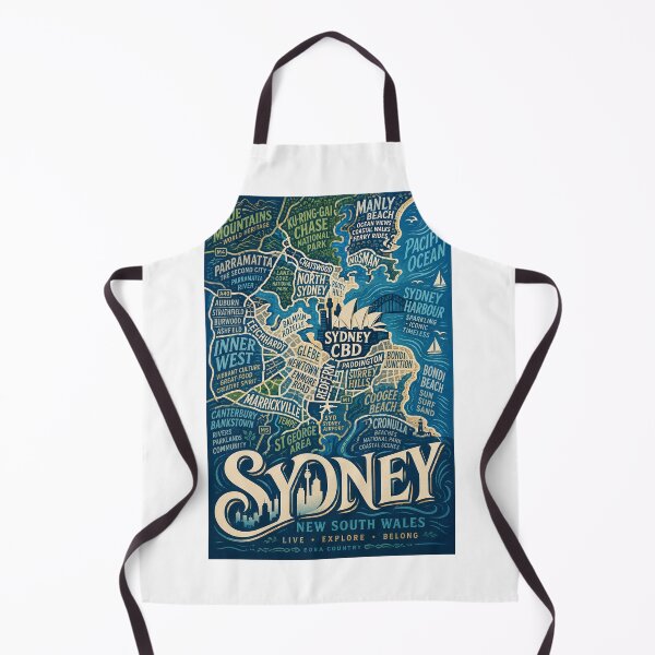 Item preview, Sydney New South Wales Harbour, Beaches and Metropolitan Landmarks designed and sold by Aryabek.