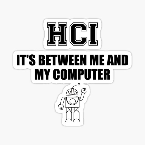 Item preview, HCI : Human Computer Interactions designed and sold by EncodedShirts.