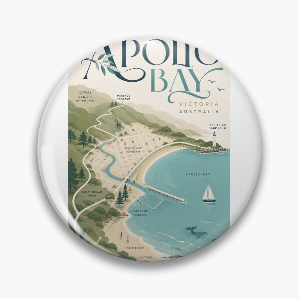 Item preview, Apollo Bay Victoria and Great Ocean Road Coastal Landscape designed and sold by Aryabek.