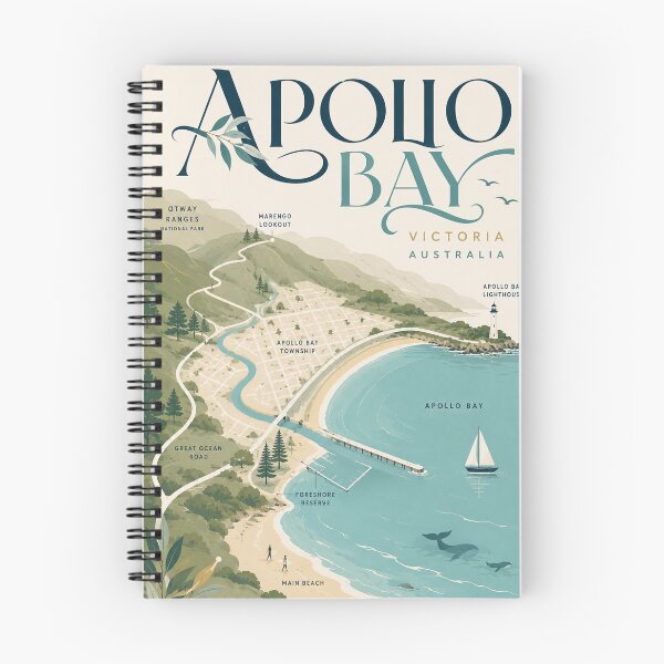 Item preview, Apollo Bay Victoria and Great Ocean Road Coastal Landscape designed and sold by Aryabek.