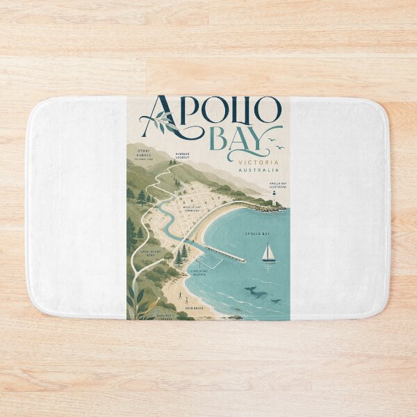 Item preview, Apollo Bay Victoria and Great Ocean Road Coastal Landscape designed and sold by Aryabek.