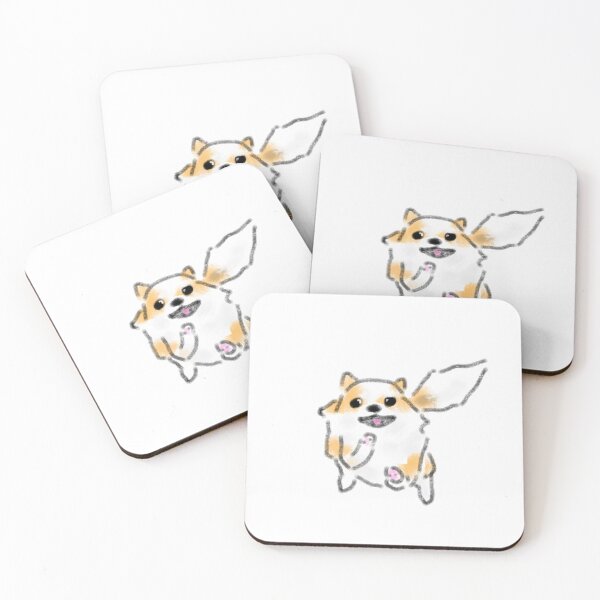 Item preview, Happy Running Pomeranian Fluffy Puppy designed and sold by raun.draw.