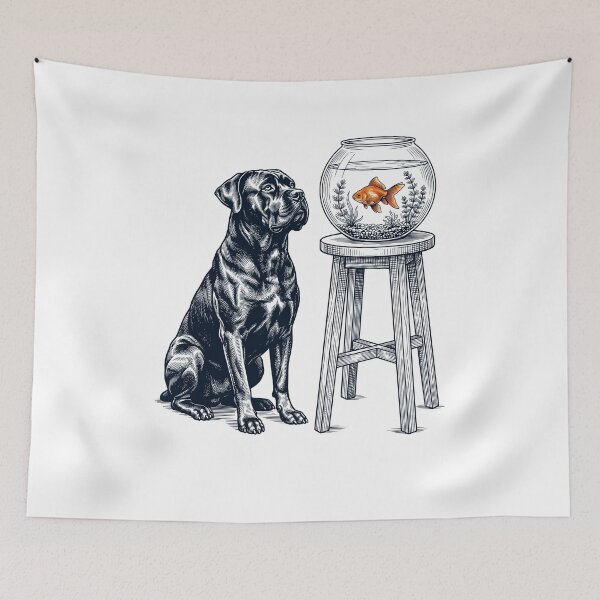 Item preview, Vintage Cane Corso with Goldfish Dog Lover designed and sold by dian-rody-crest.