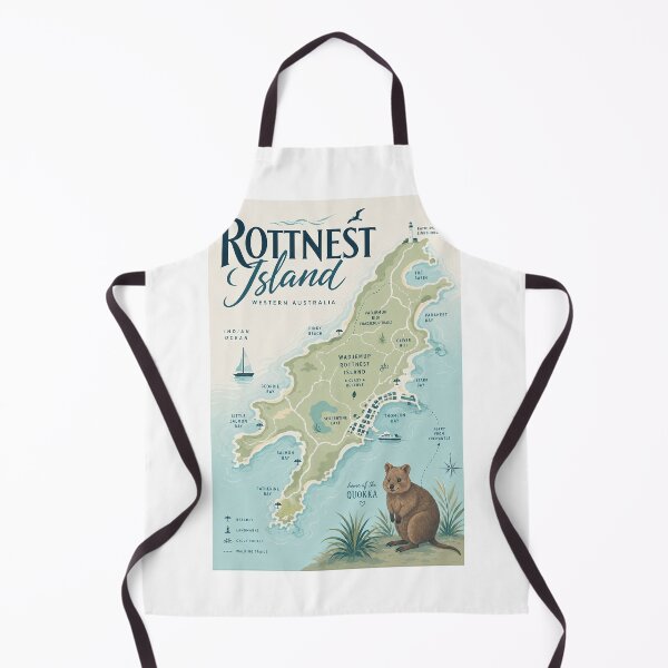 Item preview, Rottnest Island Western Australia with Quokka, Beaches and Wadjemup designed and sold by Aryabek.