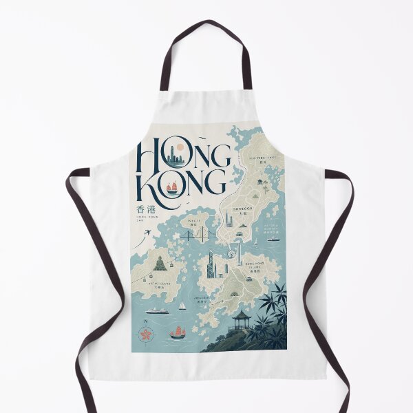 Item preview, Hong Kong Harbour, Kowloon and Island Landmarks designed and sold by Aryabek.