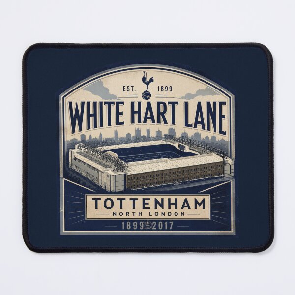Item preview, Vintage White Hart Lane Stadium Crest – Tottenham North London (1899–2017) designed and sold by Apex & Anthem .