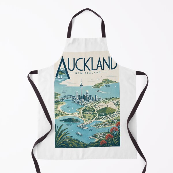Item preview, Auckland New Zealand with Waitematā Harbour and Sky Tower designed and sold by Aryabek.