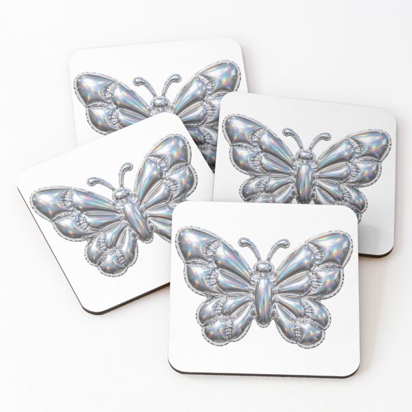 Artikelvorschau, Aufgeplusterter, aufgeblasener Chromschmetterling entworfen und verkauft von Teeny Quities.