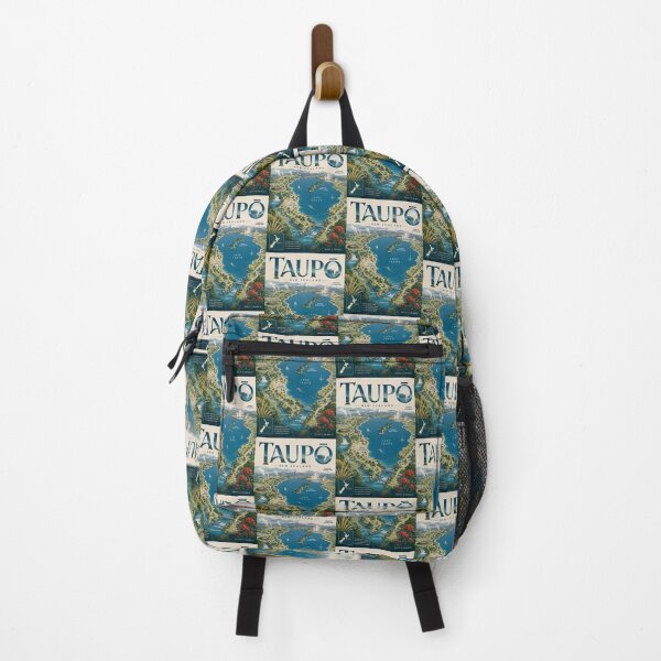 Item preview, Taupō New Zealand with Lake Taupō, Huka Falls and Tongariro designed and sold by Aryabek.