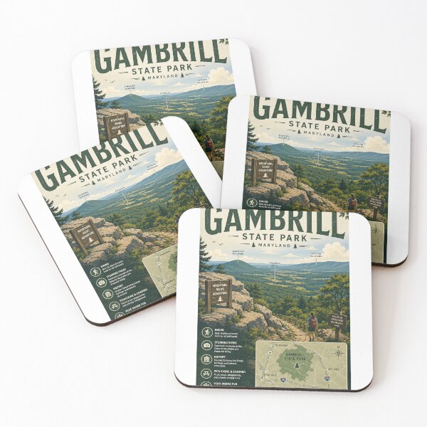Item preview, Gambrill State Park Maryland with Frederick Valley and Catoctin Mountains designed and sold by Aryabek.