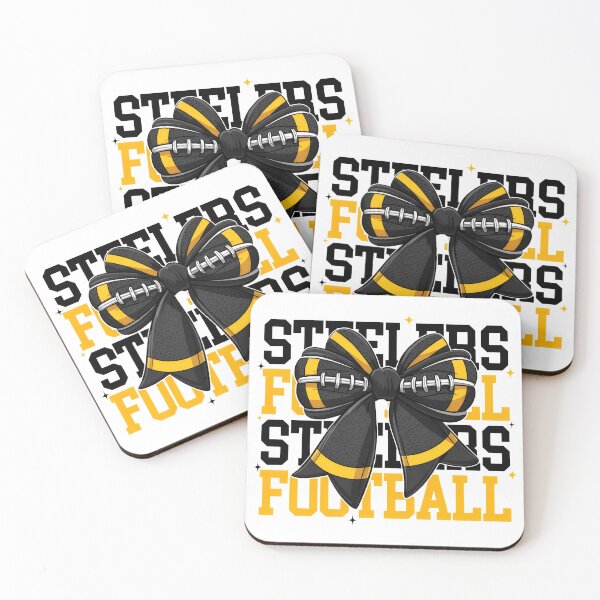 Item preview, Black and Gold Football Bow Steelers Fan Graphic designed and sold by JudyJenni82877.